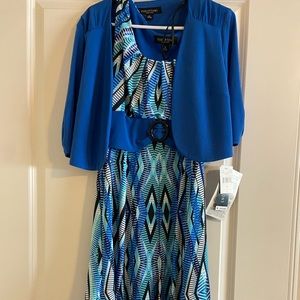Two Piece Jacket and Dress set
